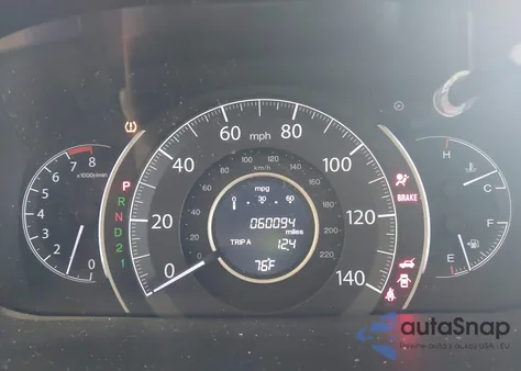 2013 Honda Cr-V Ex z USA, uszkodzony, nr VIN 5J6RM4H54DL005381